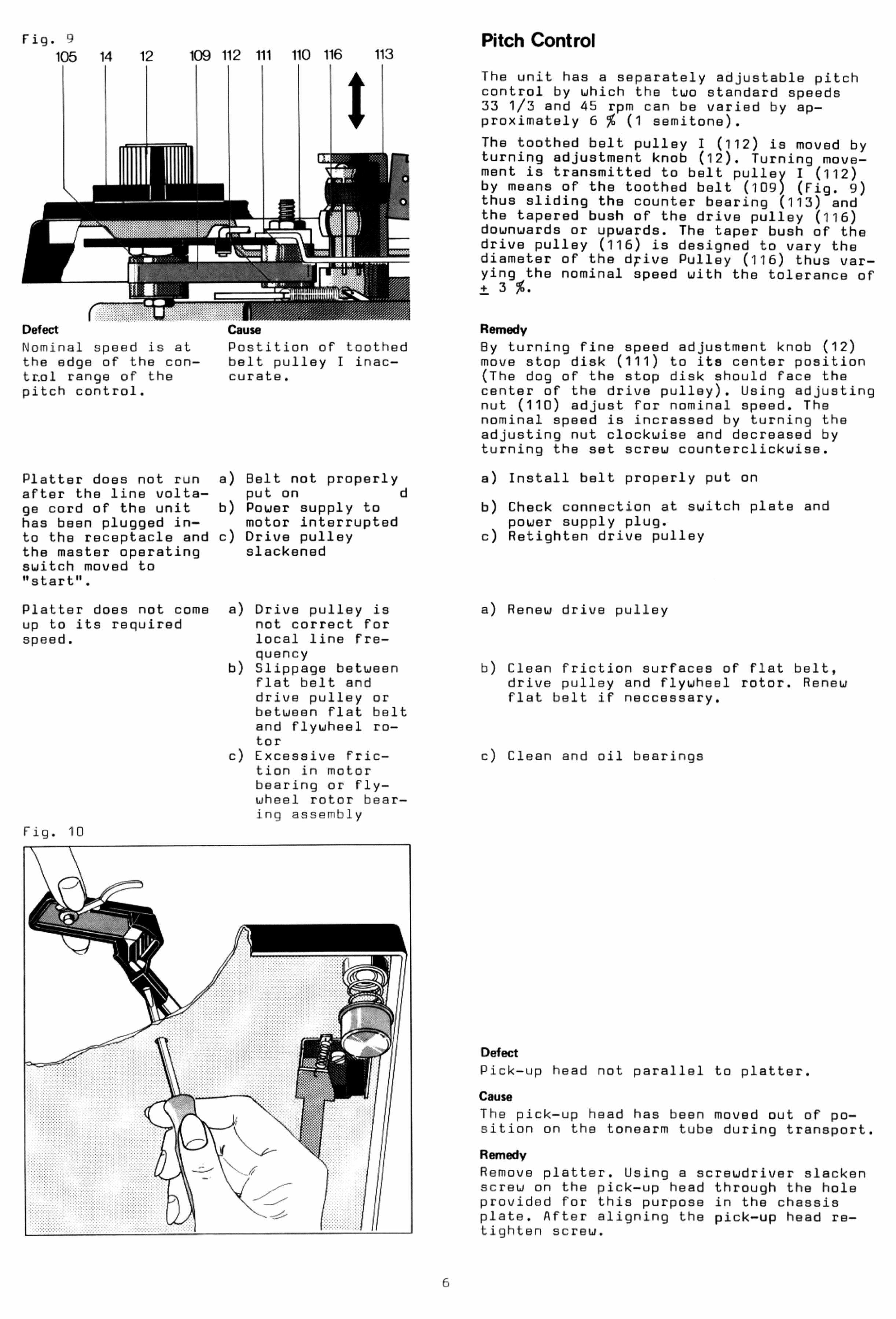 Dual 510 TURNTABLE Service Manual | Manuals Online