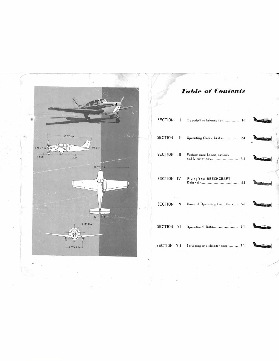 Beechcraft Debonair C33 C33 Owners Manual IMPROVED