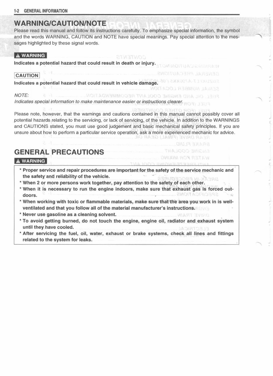 2007 KING QUAD 700 SERVICE MANUAL visual data 8