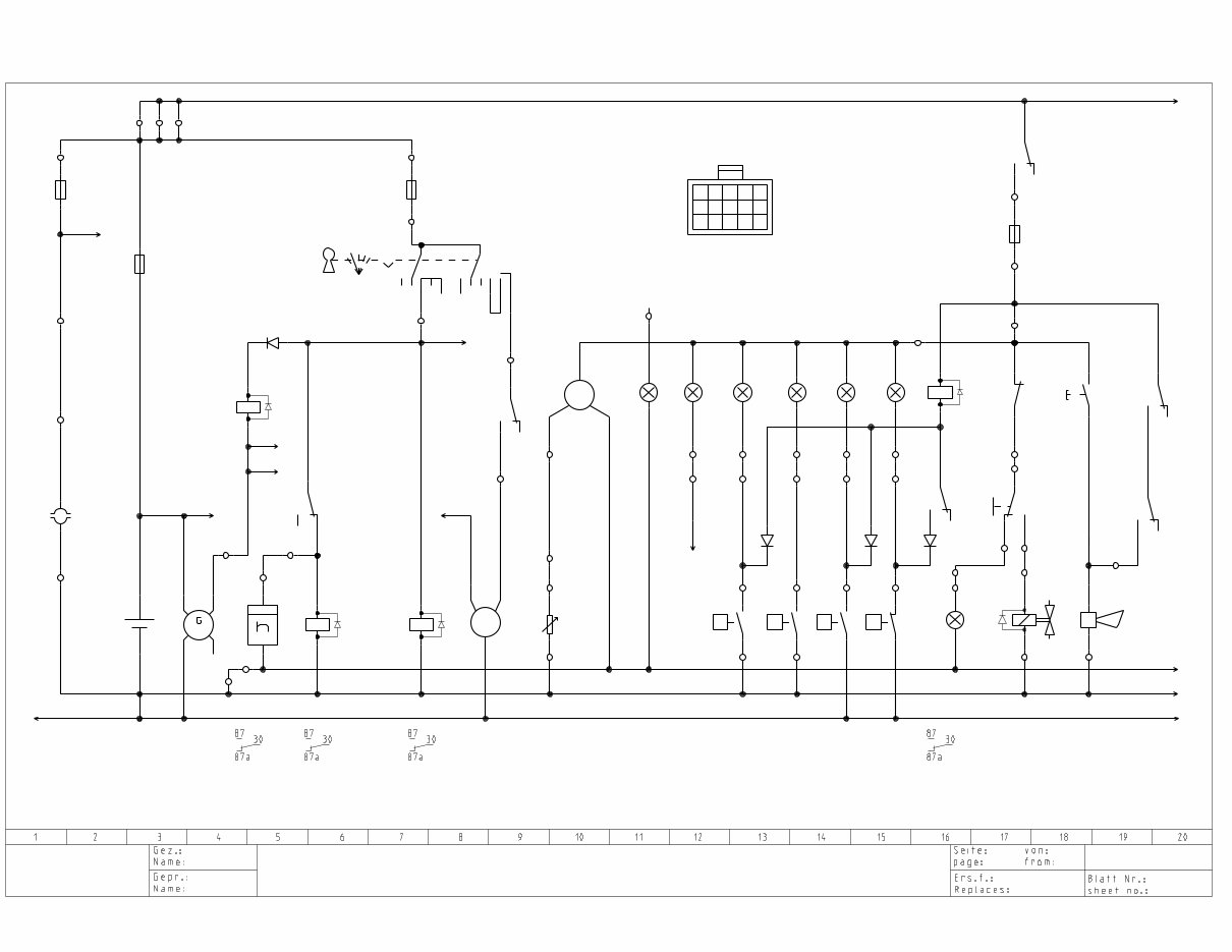 BOMAG BW 1244 Single Drum Vibratory Roller Hydraulic Schematics and