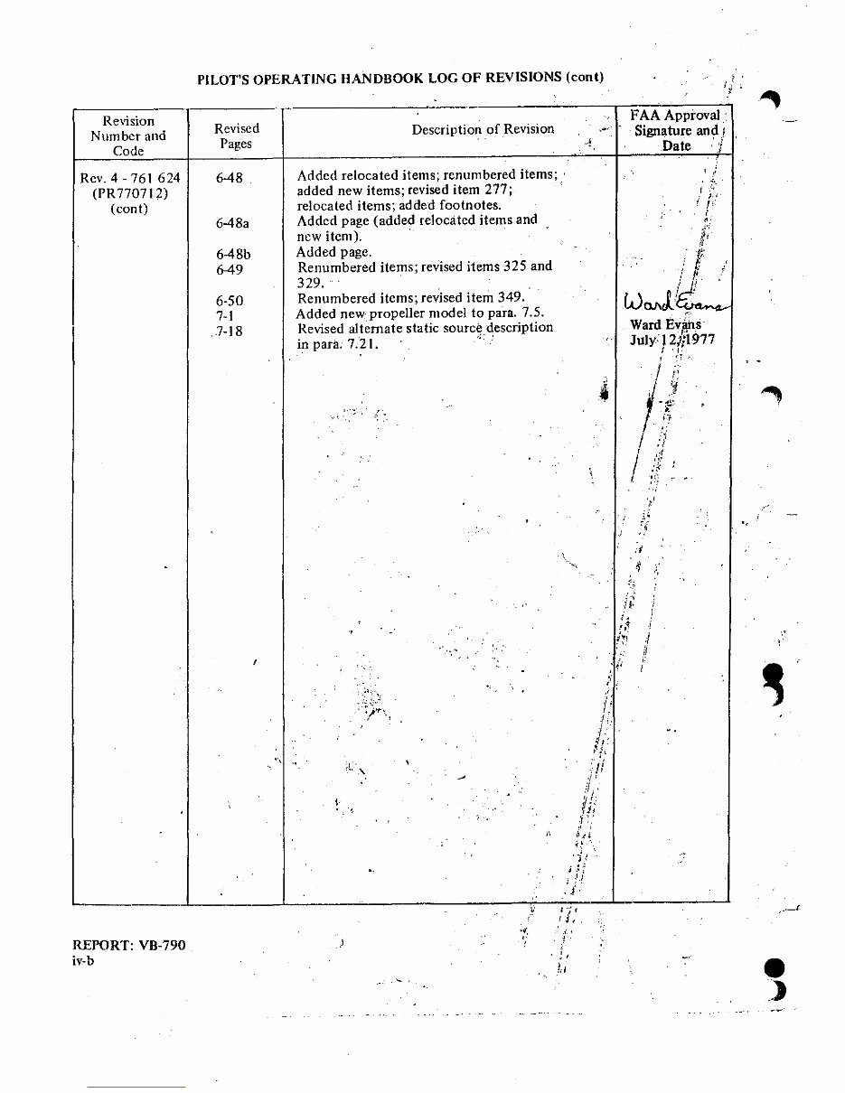 PA28181 Cherokee Archer II Pilot's Operating Handbook POH INSTANT