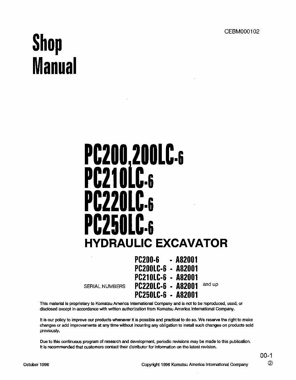 PDF Workshop File on CD! Komatsu Pc200-3 Excavator Service/Repair Manual 