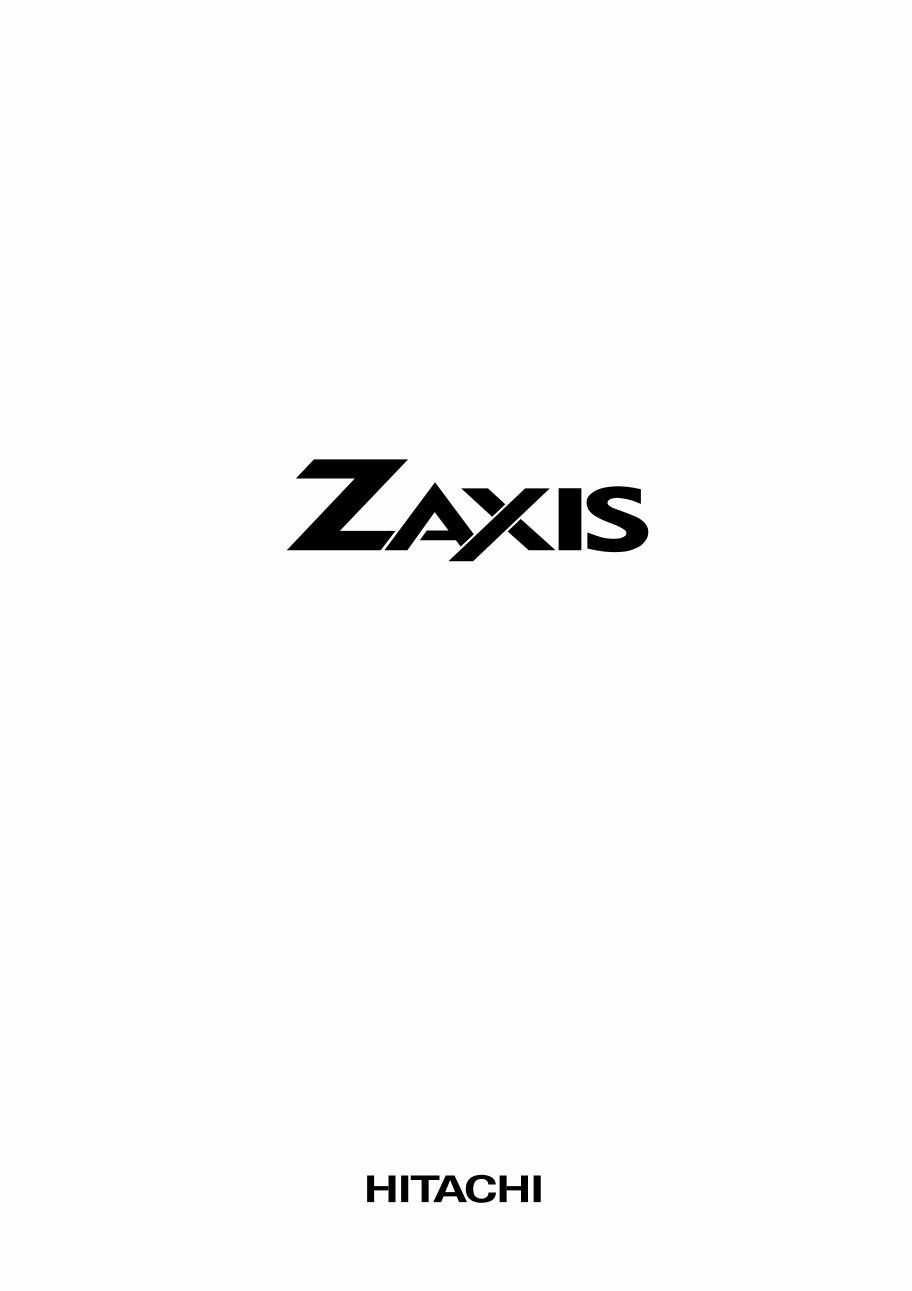 Hitachi Zaxis 225USR Excavator Workshop Service Manual