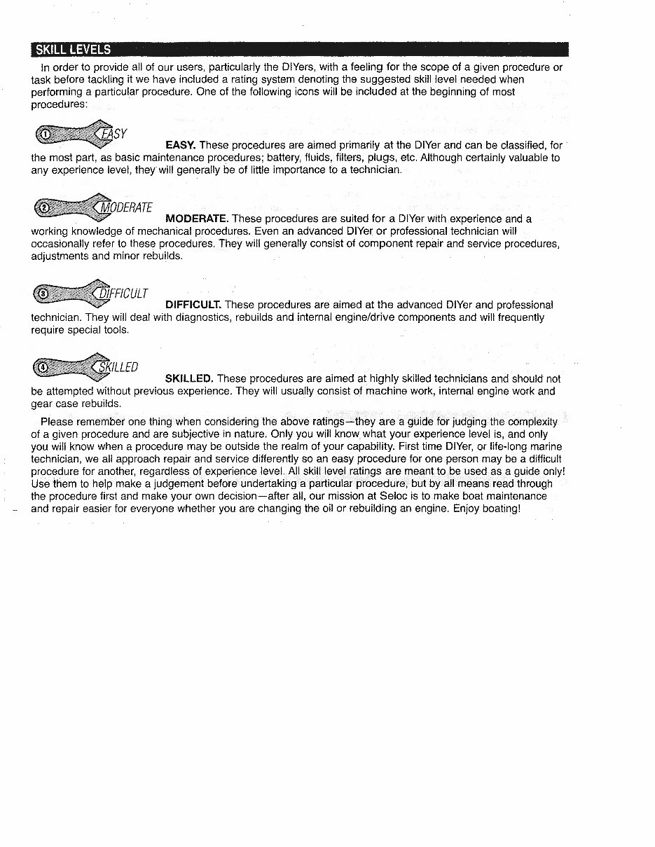1996 MERCURY OUTBOARD SERVICE MANUAL visual data 8