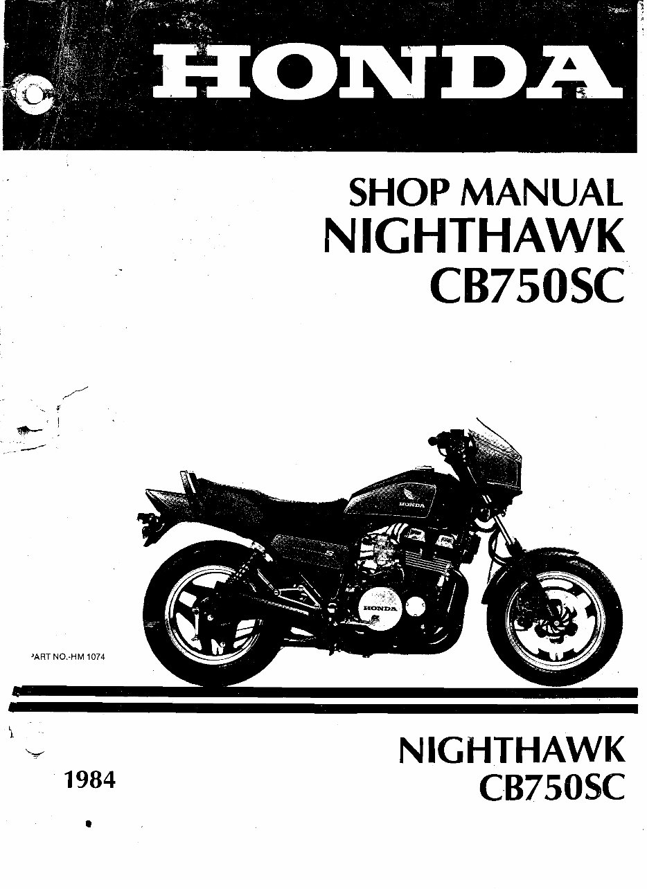 1981 HONDA CB750 SERVICE MANUAL PDF visual data 8
