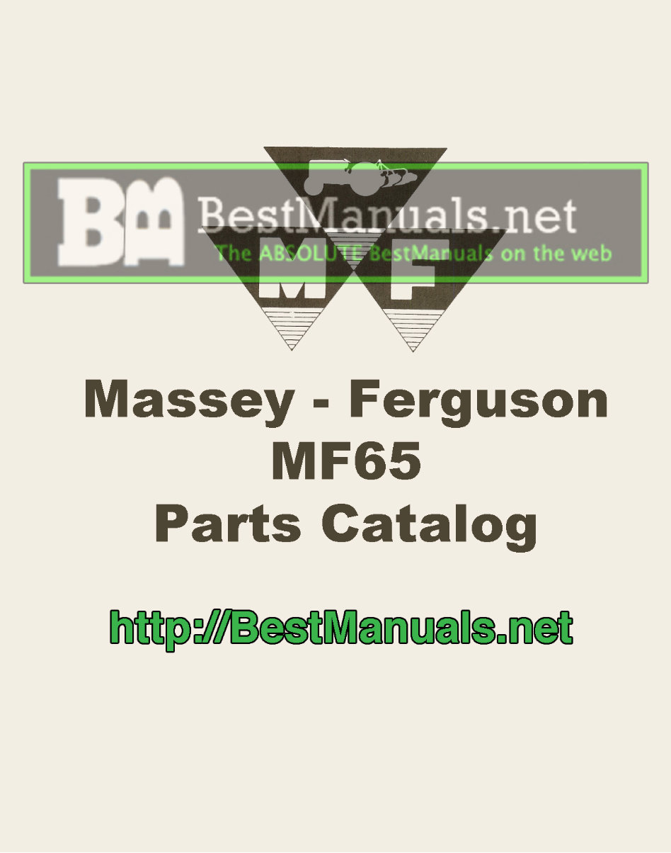 Massey Ferguson 65 Parts Manuals Manuals Online