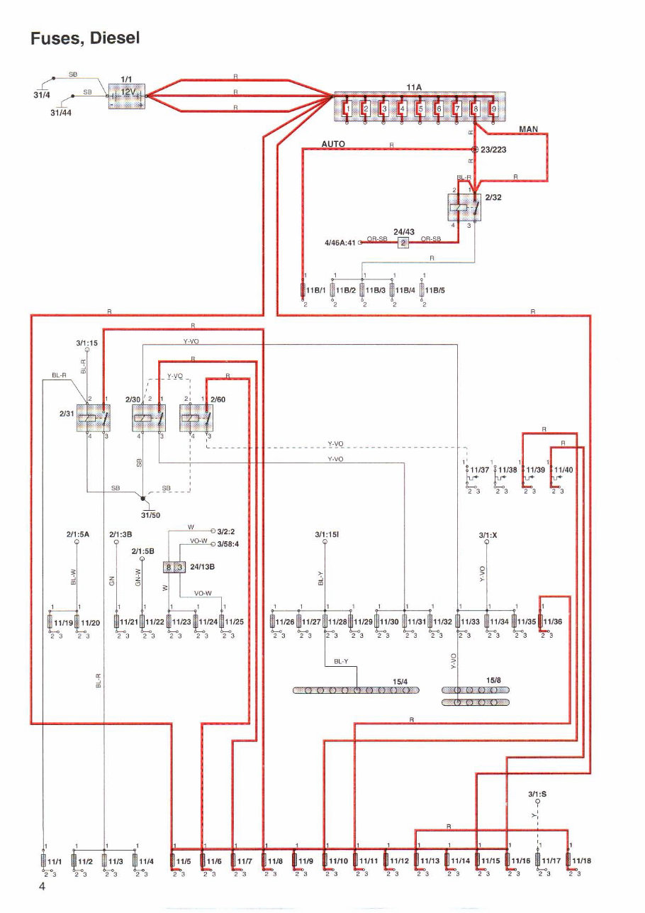 1997 Volvo 850 Wiring Diagrams Manuals Online