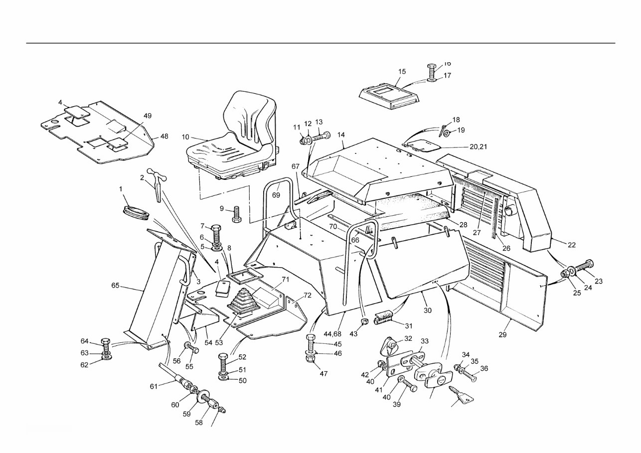 Benford 5, 6 and 7 Tonne Dumper Parts Manual