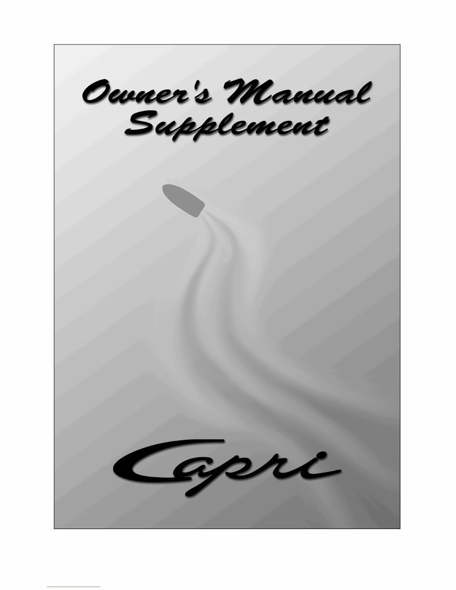 Bayliner Capri Owners Manual Manuals Online