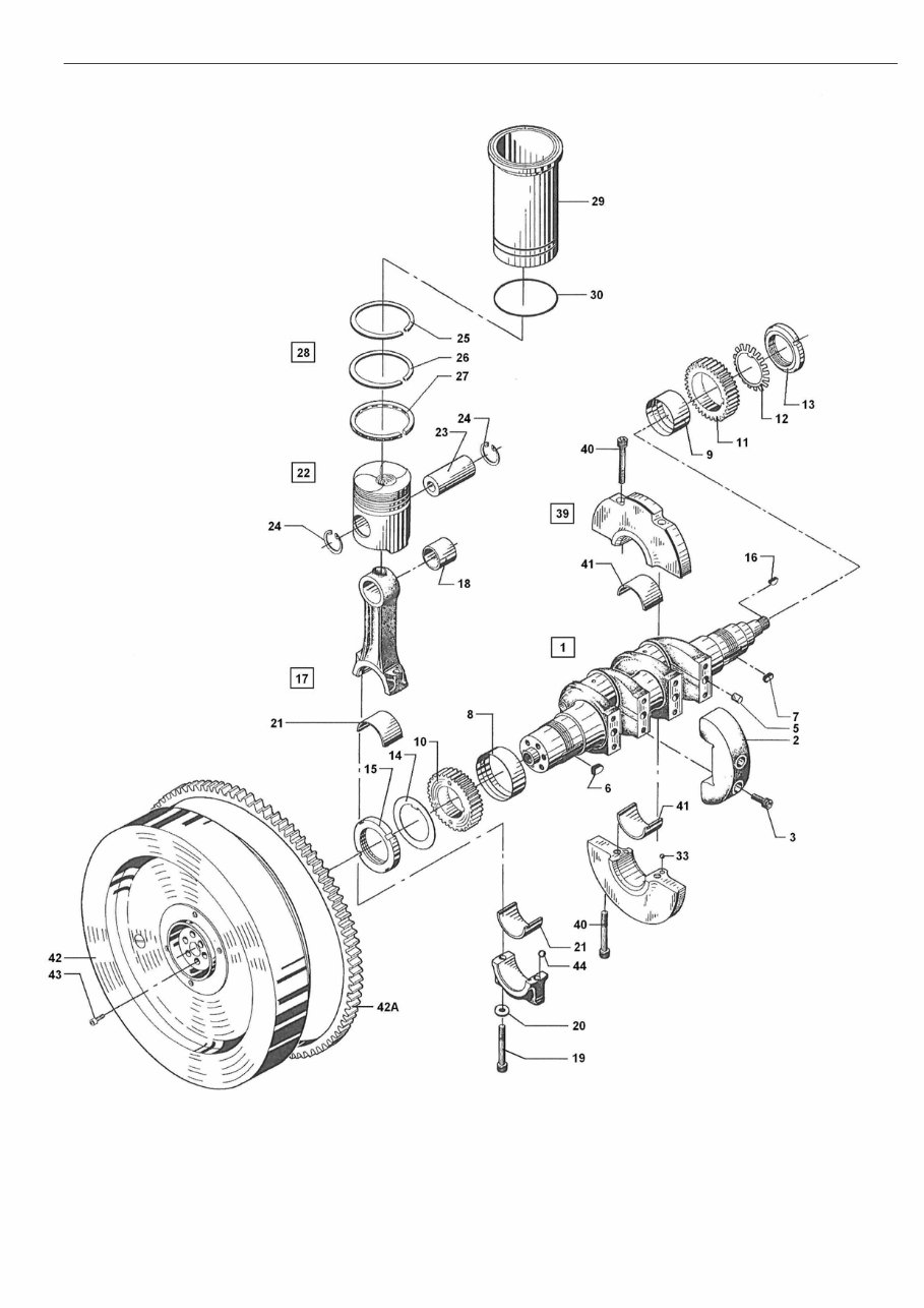 Bukh Diesel engine type DV24RME Spart Part List Manuals Online
