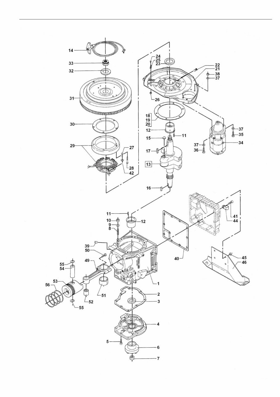 Bukh Diesel engine type DV8/DV10L Spart Part List Manuals Online