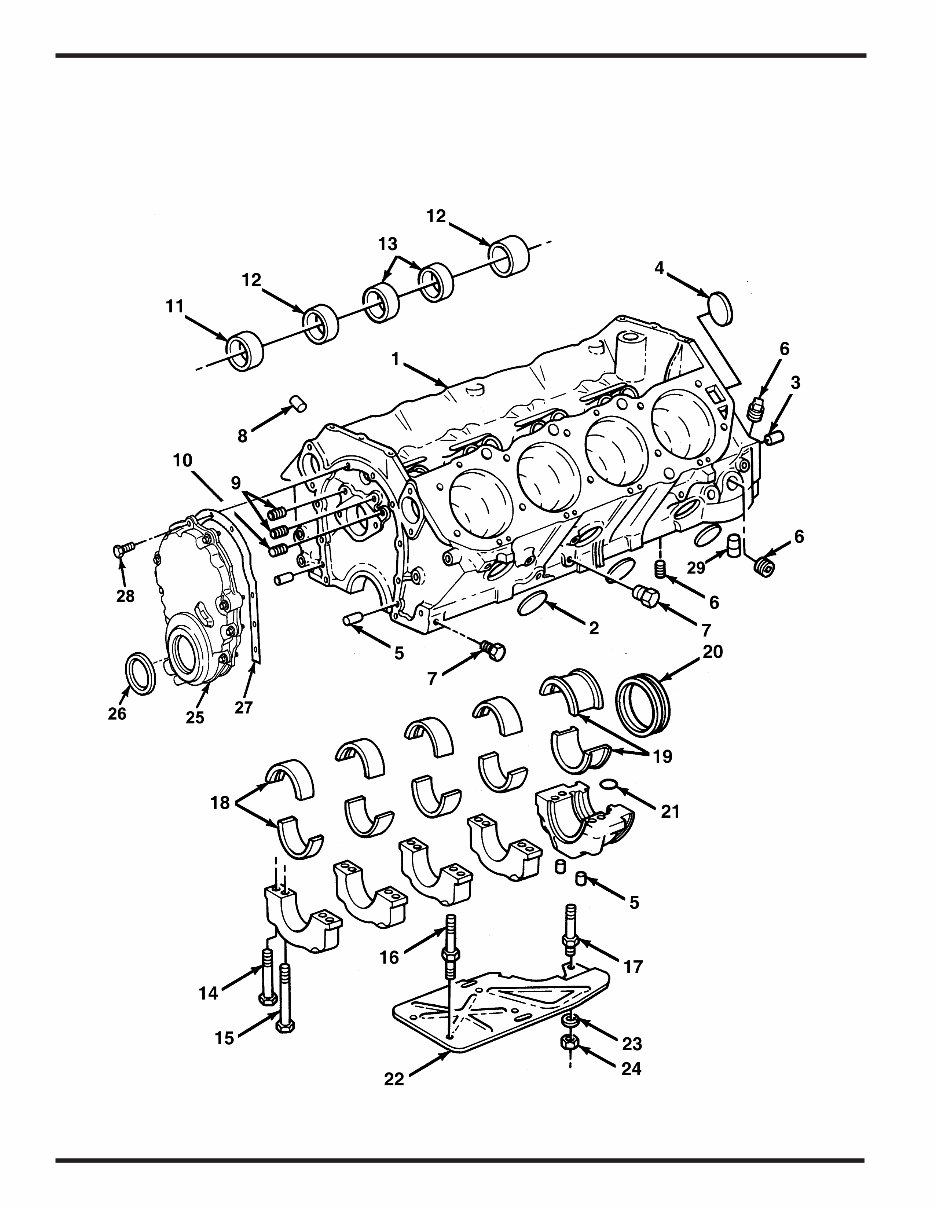 Crusader engines Marine Illustrated Parts Manual MODEL MP454 XLi