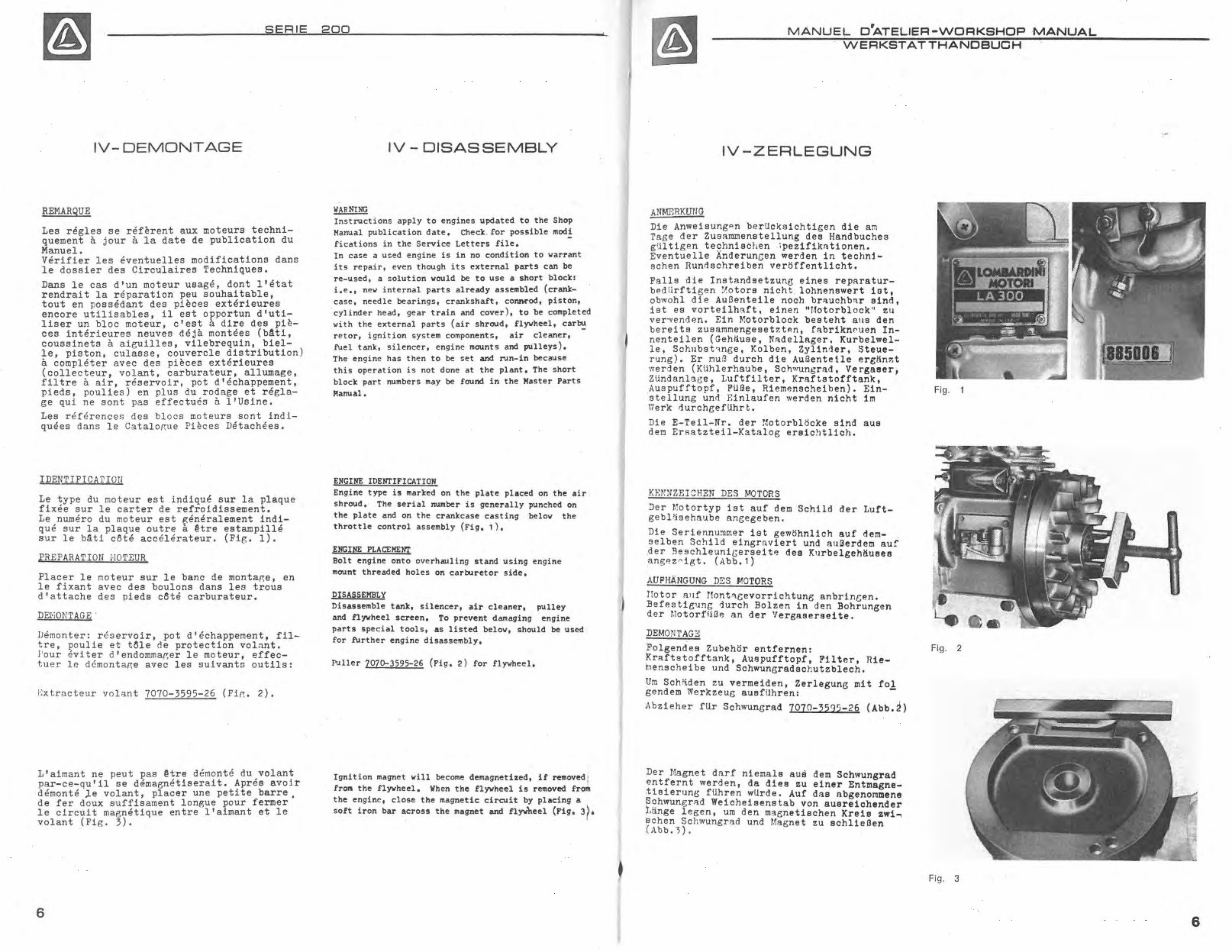 Lombardini LALAP 205 250 300 / LAL 300 Manual Manuals Online