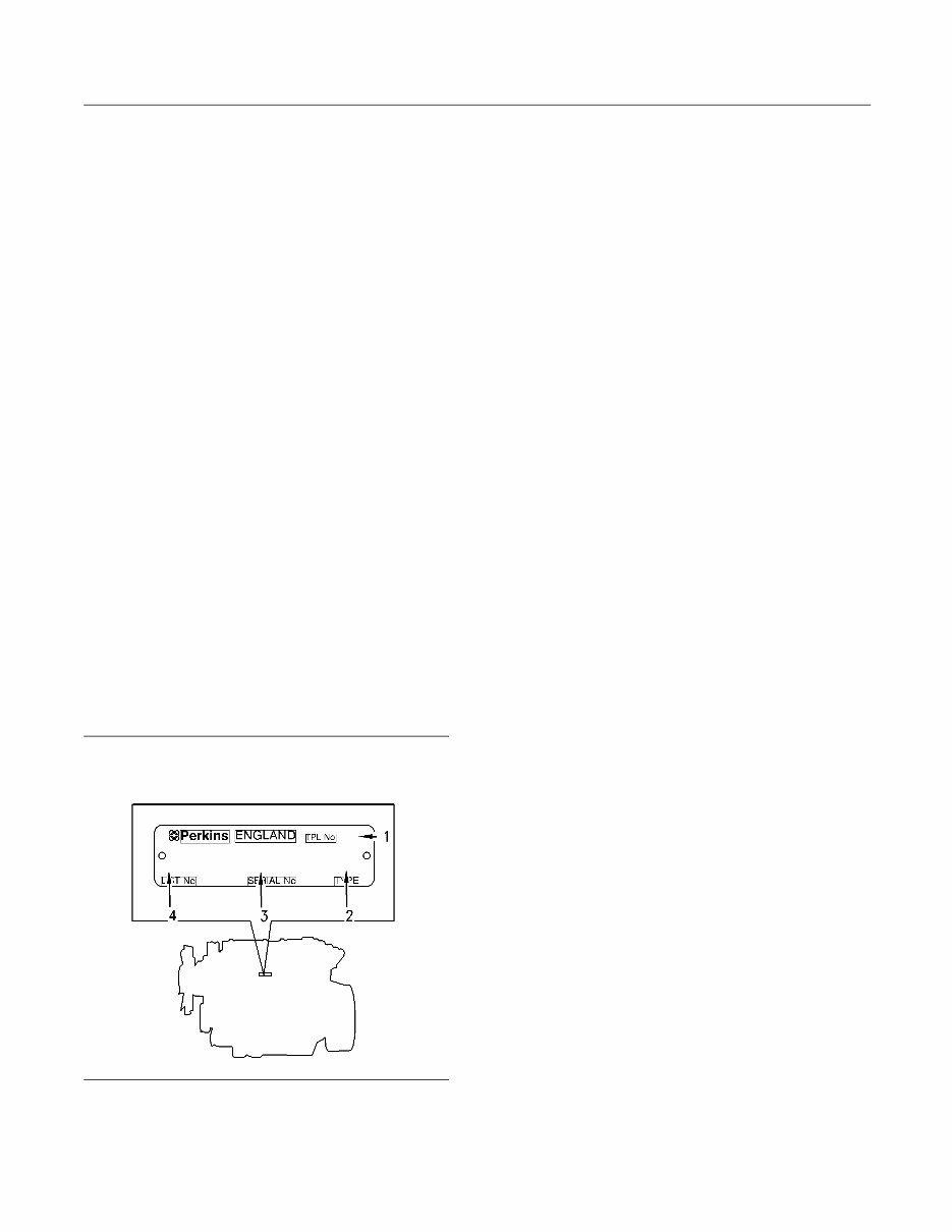 Perkins Diesel Engines Identification and Serial Numbers Manuals Online