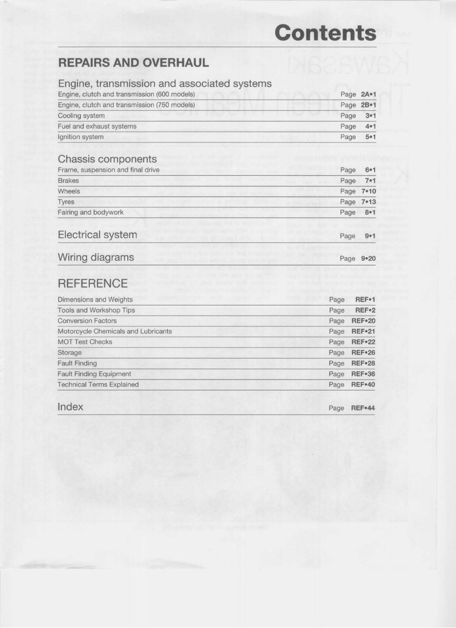 Zx 750 shop service manual