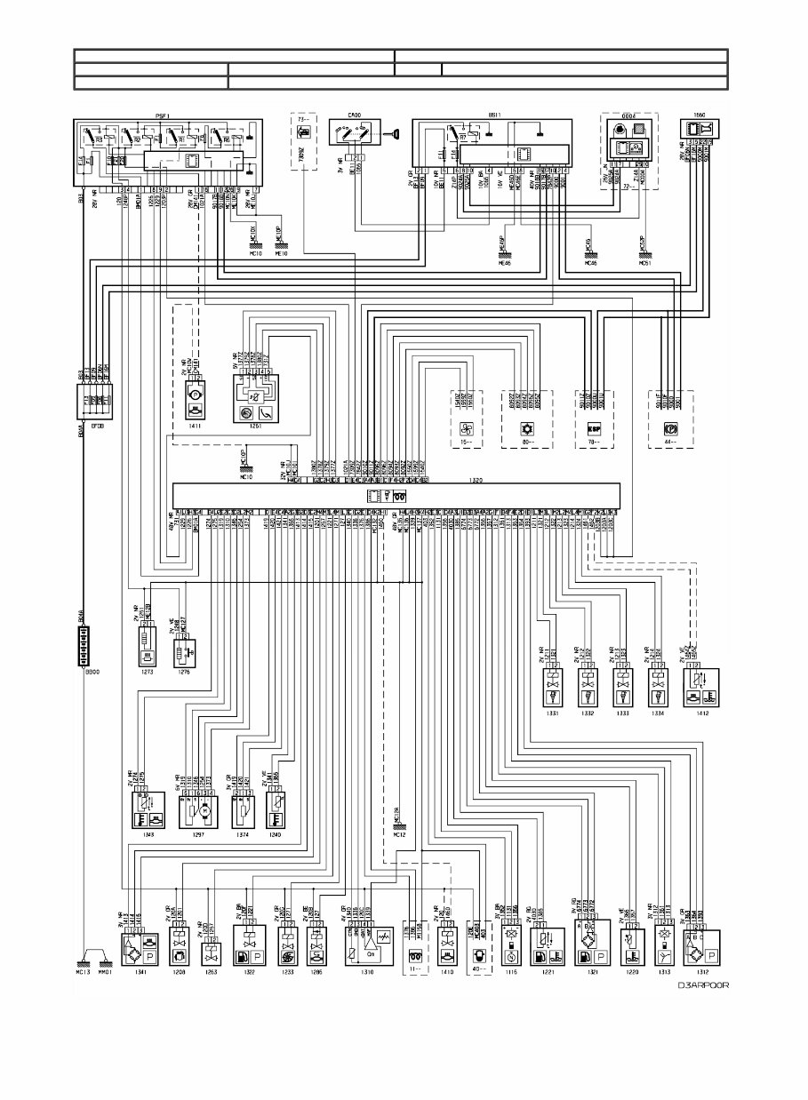 Citroen C4 Picasso Wiring Wire Diagrams Manual In Spanish