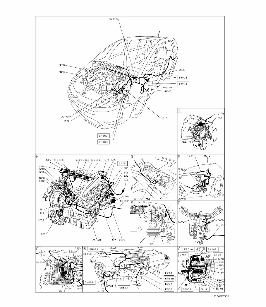 Citroen C4 Picasso wiring wire diagrams manual in SPANISH